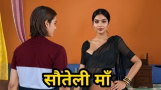 Indian Stepmom Pink Pussy Black Saree Hard Sex