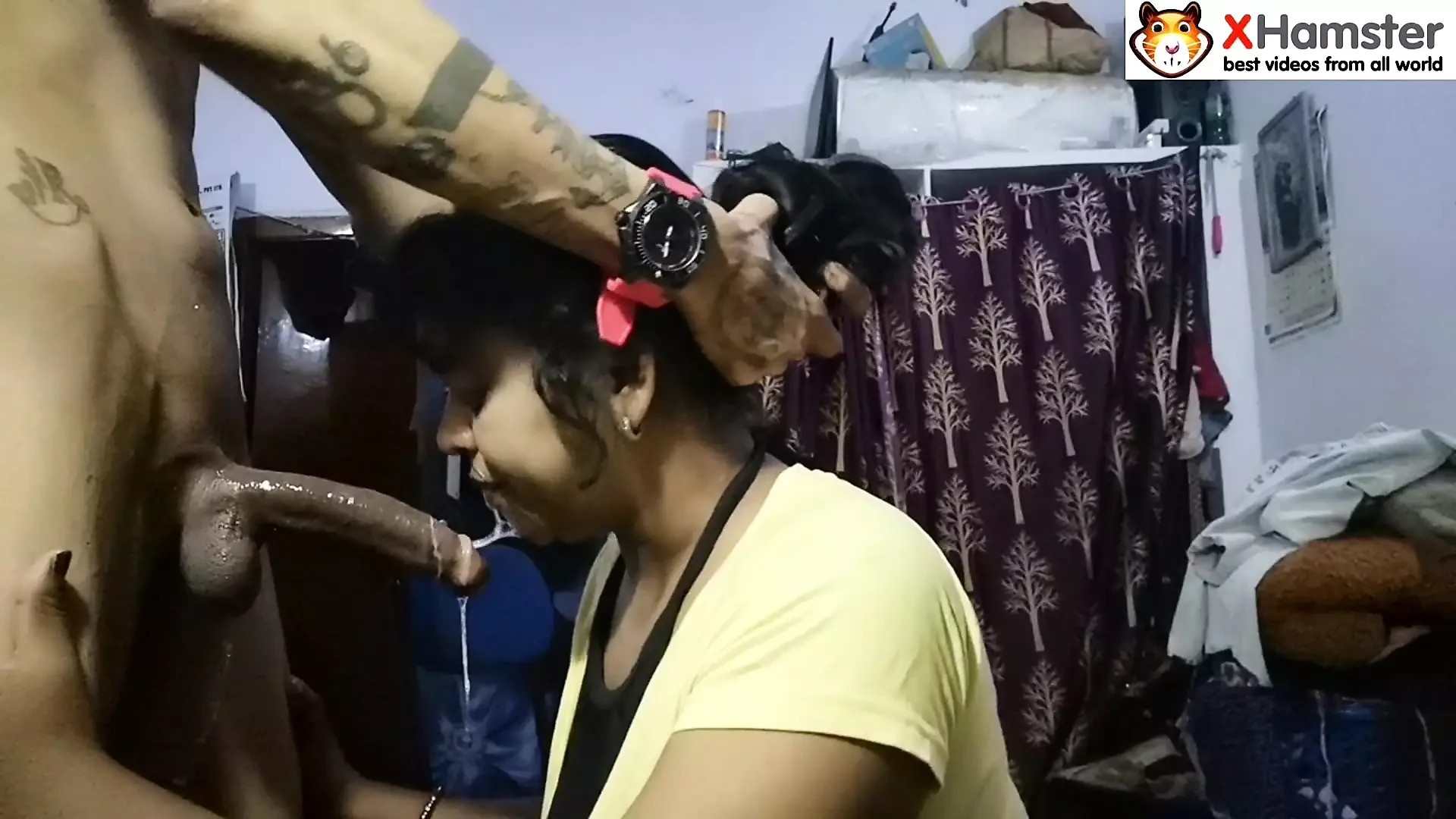 Fard face fuck my stepsister and cum in mouth in Hindi