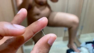 Malappuram Kerala Mallu wife tries sexy dresses and gets naked in the mall trial room Spy cam Private video