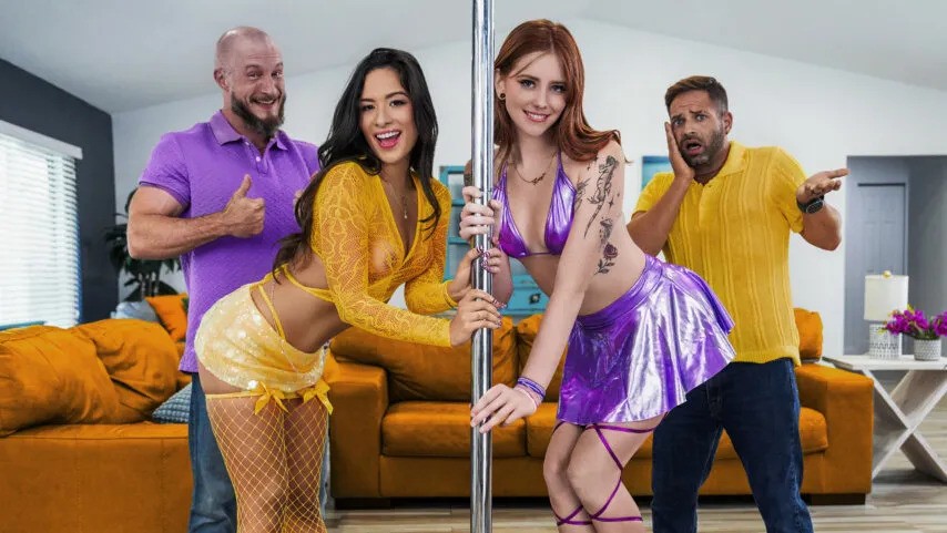 DaughterSwap – Lucy Foxxx, Luxe La Fox – Luxe And Lucys Pole Therapy Or How To Fix Your Daddys Heart