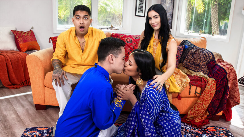 MomSwap – Venus Valencia, Viva Athena – Family Tradition You Are 18 Now, We Have To Teach You How To Fuck