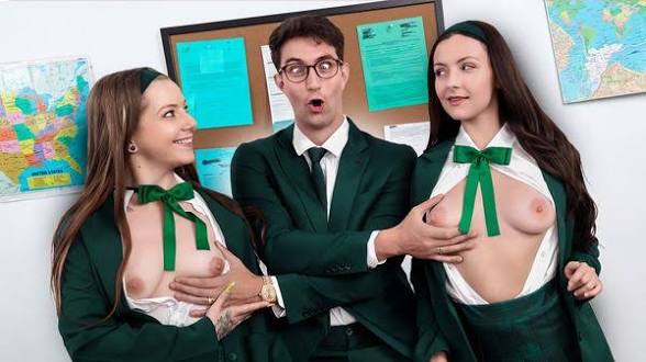 StepSiblings – Serena Hill, Lily Thot – Do Our Homework, And Well Do Whatever You Want – Studying Turned Into A Facefucking Session